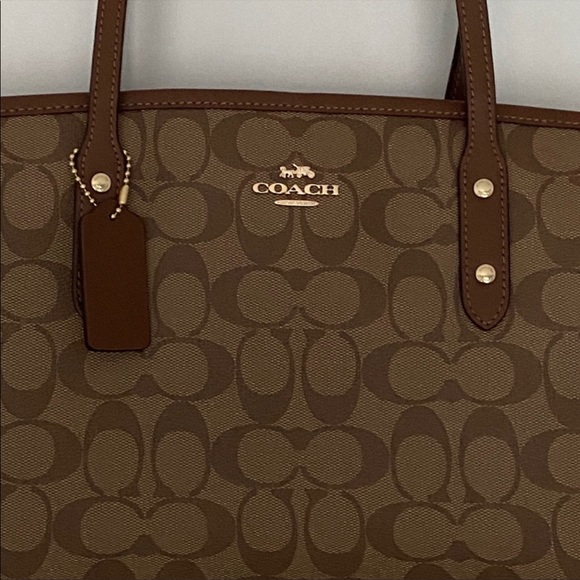 Coach logo drawstring logo shoulder bag - Picture 6 of 15